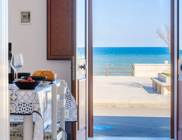 View from property - "sea Breeze Sea View Seafront" (Melendugno)