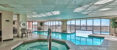 من حمّامات السباحة المغطاة، حمّام سباحة مُدفَّأ