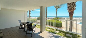 GROUND LEVEL BEACHFRONT CONDO UNIT, EASY ACCESS, INDOOR/OUTDOOR POOL