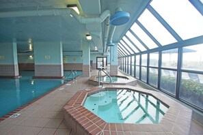 Indoor pool, a heated pool - BEACHFRONT, FAMILY FRIENDLY, INDOOR/OUTDOOR POO (Orange Beach)