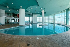 Indoor pool, a heated pool