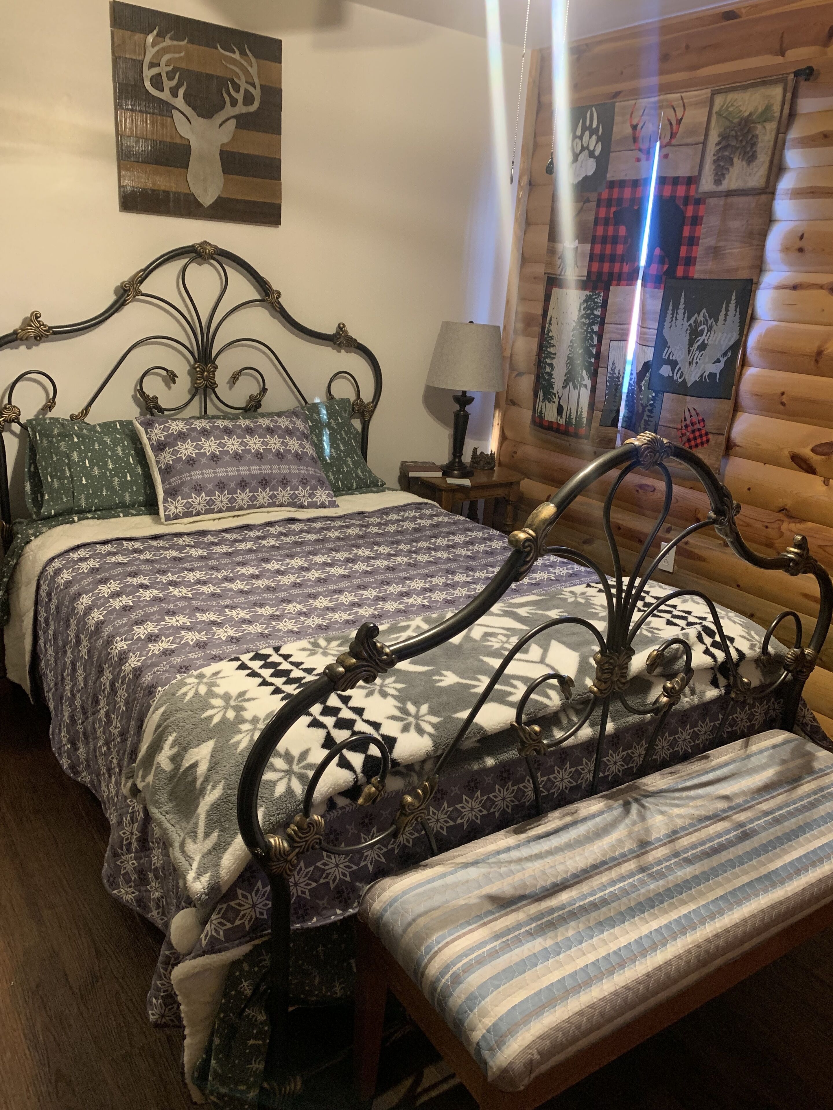 3 bedrooms, iron/ironing board, travel cot, WiFi