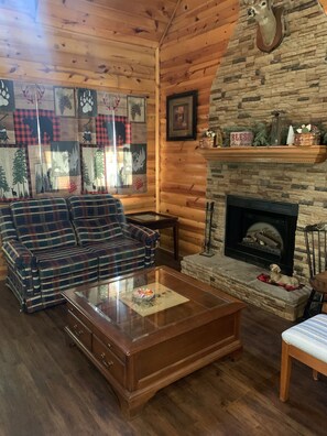 TV connectée, cheminée