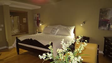 1 slaapkamer, een strijkplank/strijkijzer, wifi, beddengoed