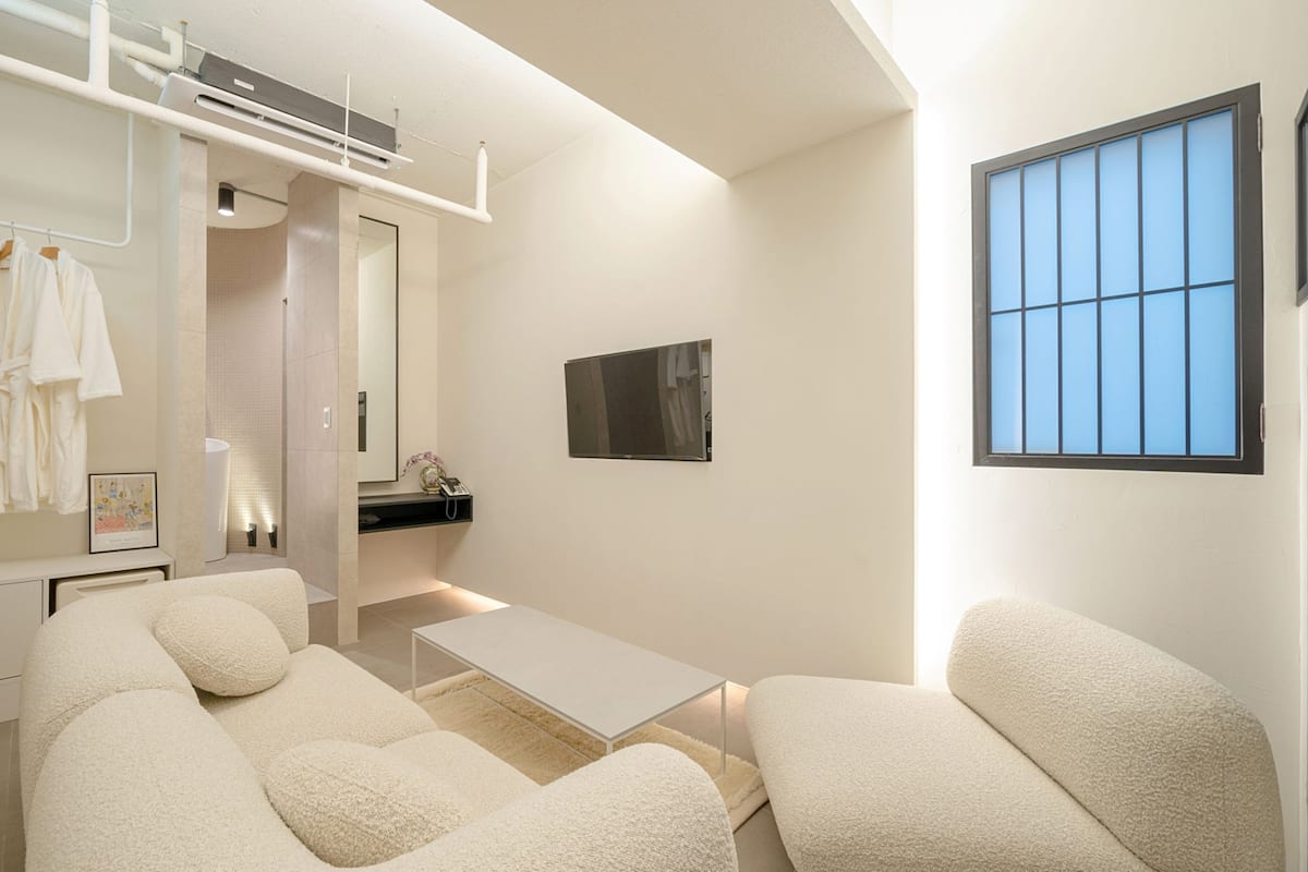 1 habitación, ropa de cama de alta calidad y decoración personalizada