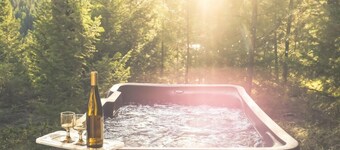 Pet-friendly and Cozy "The Shed" with Garden Views + Hot Tub near Missoula