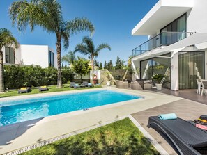 Una piscina riscaldata