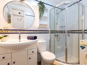 Shower, hair dryer