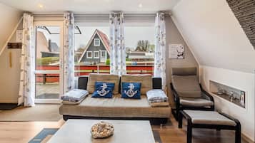 TV, fireplace, table tennis