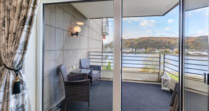 Ferienwohnung 'Rheinapartment Dependance 8' mit Balkon und WLAN