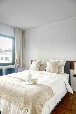 1 Schlafzimmer, Reisekinderbett, WLAN, Bettwäsche