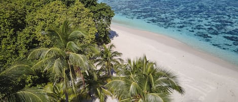 Plage, sable blanc