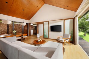 Villa presidencial, 2 habitaciones, vista al jardín, junto a la montaña | Área de sala de estar