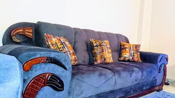 Appartement, 1 slaapkamer, toegankelijk voor mindervaliden, balkon | Woonkamer