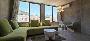 Deluxe Suite, Acropolis View | 1 bedroom, hypo-allergenic bedding, down comforters, pillowtop beds