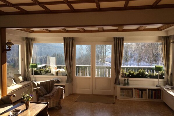 TV connectée, cheminée