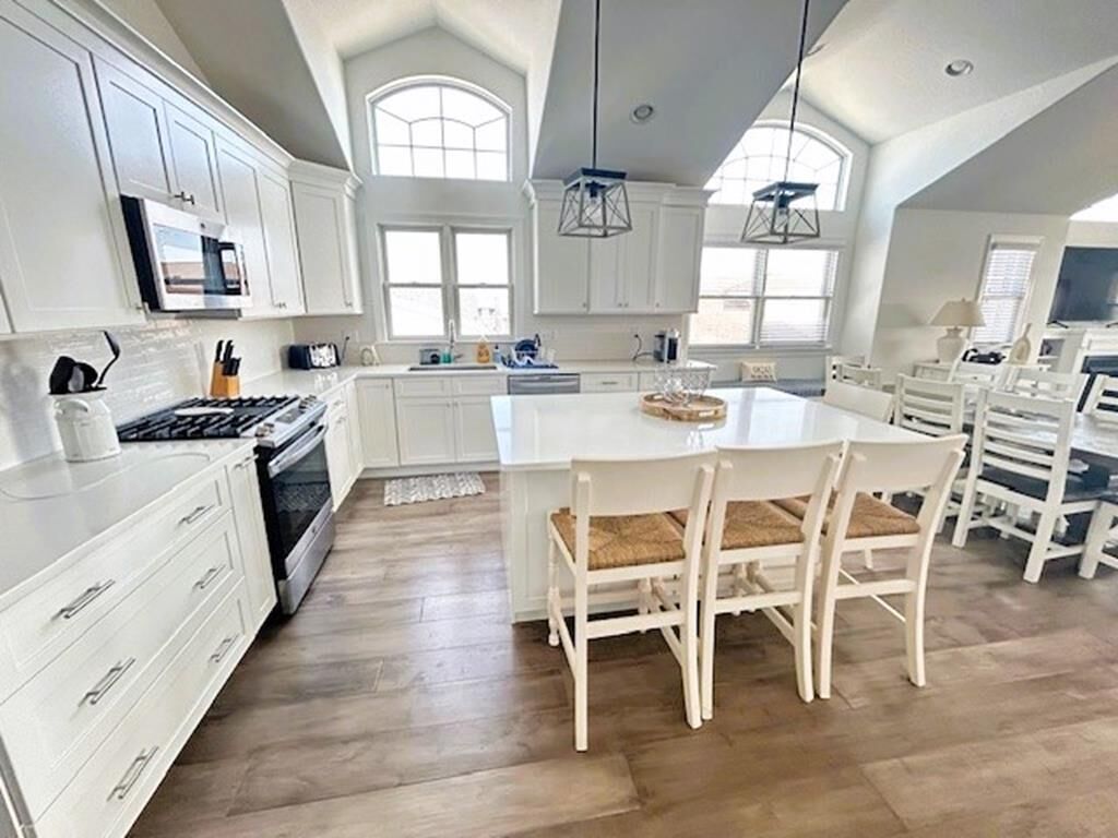 Mikrowelle, Herdplatte, Geschirrspüler