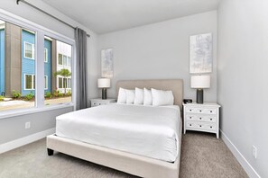 4 bedrooms, in-room safe, iron/ironing board, travel cot