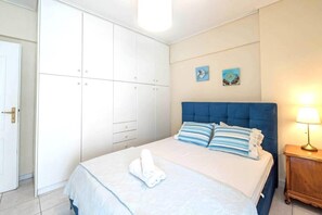 1 soverom, strykejern/-brett, wi-fi og sengetøy