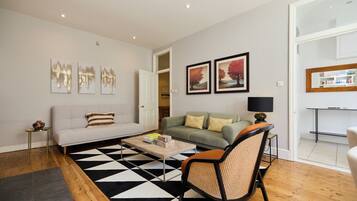 37-inch TV with cable channels