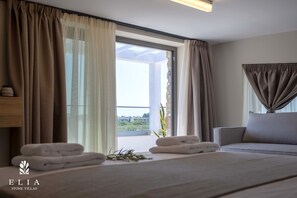 2 bedrooms, iron/ironing board, travel cot, free WiFi - Premium Private Pool Villa, Elia Stone Villas (Thasos)