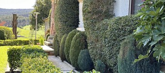 Explore Finca Espinal a retreat with pool and lush gardens. 