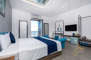 全景雙人房, 陽台, 海灘景觀 | 客房景觀