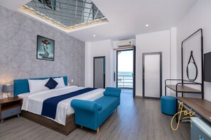 Panoramic Double Room, Balcony, Beach View | Desk, iron/ironing board, free WiFi, bed sheets - Joi Home Beachfront (Ho Chi Minh City)