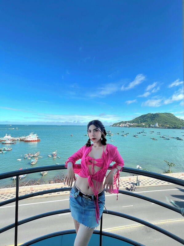 Panoramic Double Room, Balcony, Beach View | Terrace/patio - Joi Home Beachfront (Ho Chi Minh City)