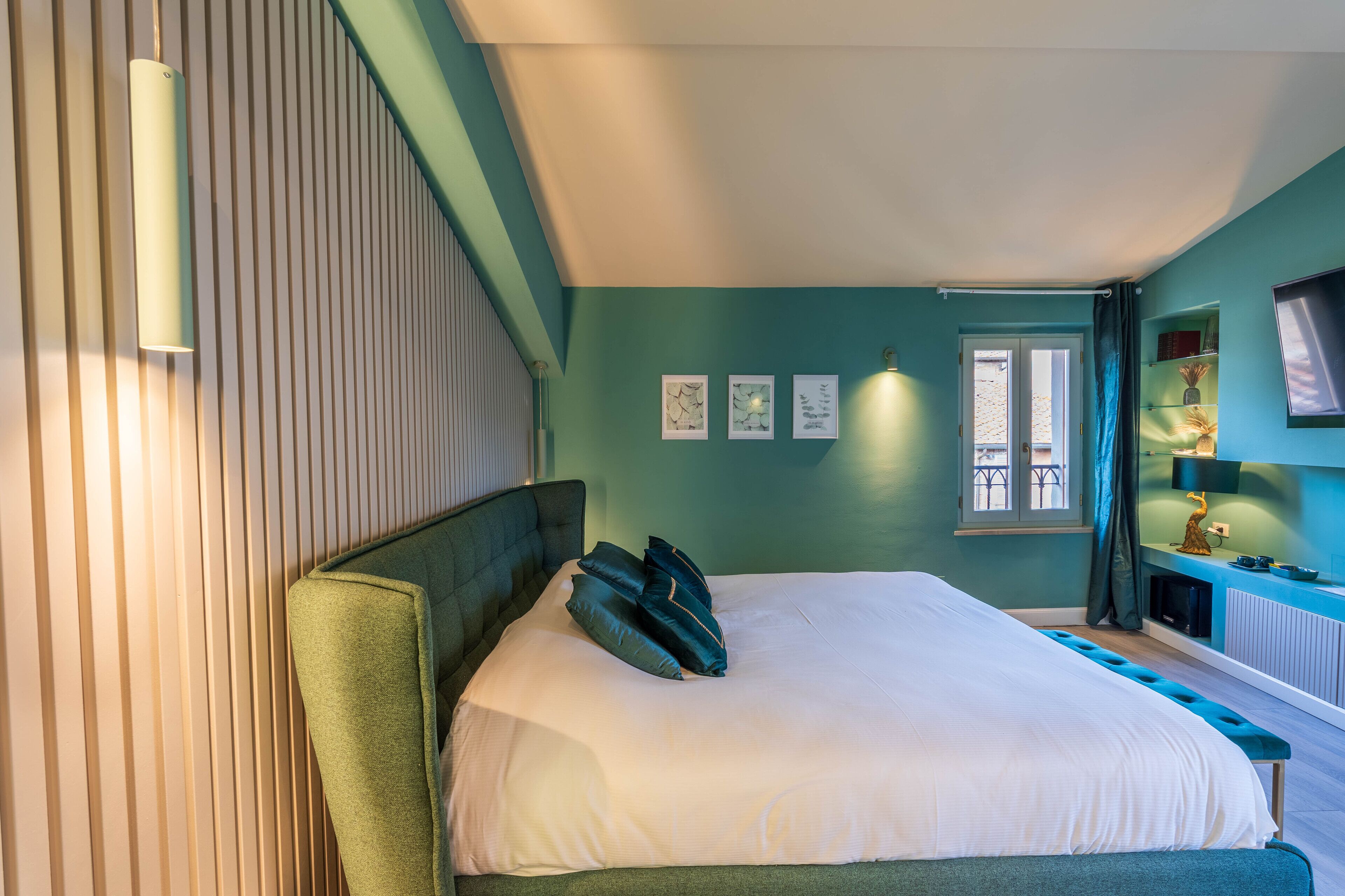 Design kamer | Bedden met traagschuimmatras, een kluis op de kamer