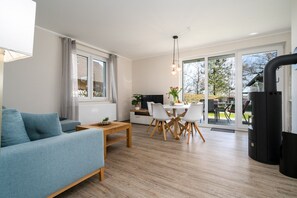 Fernseher, Kamin
