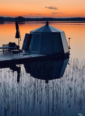 Cabin, 1 Bedroom, Smoking, Terrace | Exterior - Peace & Quiet Hotel in Jokkmokk Sweden - Luxury Suite With Lake View for 2 (Jokkmokk)