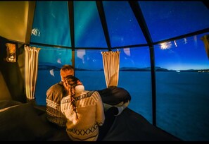 View from property - Peace & Quiet Hotel in Jokkmokk Sweden - Luxury Suite With Lake View for 2 (Jokkmokk)