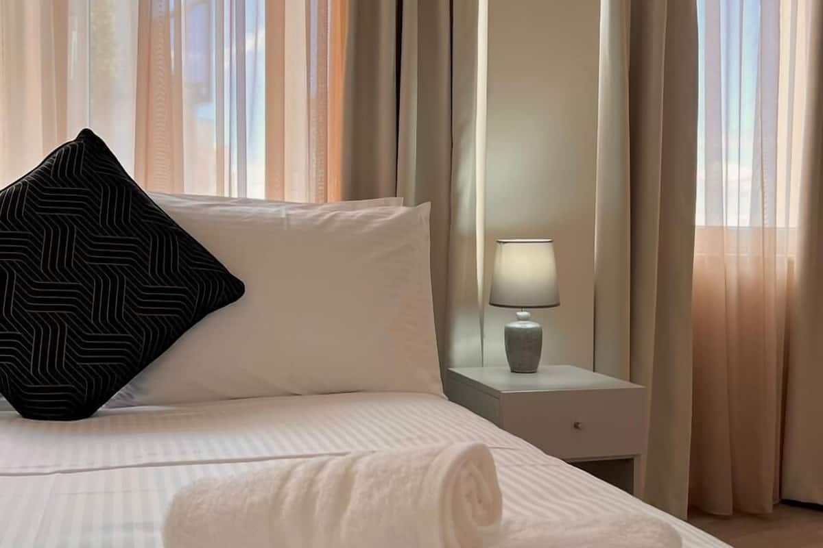 Premium Suite | Frette Italian sheets, premium bedding, memory foam beds