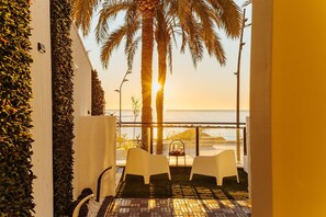 Deluxe kamer, 1 twee- of 2 eenpersoonsbedden, uitzicht op zee (Benidorm) | Terras