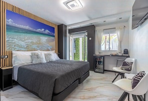 Camera Deluxe con letto matrimoniale o 2 letti singoli, vista oceano (Benidorm) | Biancheria in cotone egiziano, biancheria da letto di alta qualità