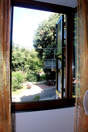 Blick von der Unterkunft