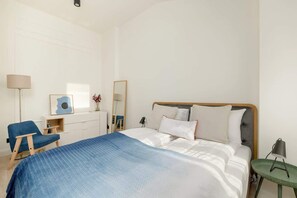 1 室のベッドルーム、アイロン / アイロン台、WiFi、ベッドシーツ