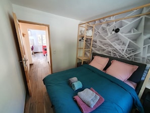 1 bedroom, free WiFi, bed sheets - Appartement 40m² Avec Jardin, Calme, Pied des Cols! (La Tour-en-Maurienne)