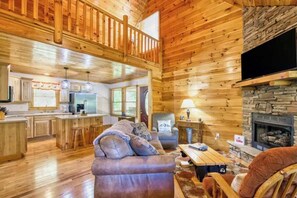 Smart-TV, Kamin, DVD-Player, Videothek