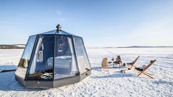 Cabin, 1 Bedroom, Smoking, Patio | Property grounds