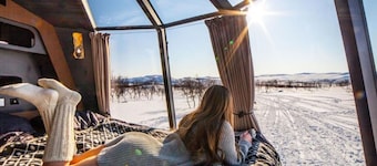 "suite With Lake View for 2 Guests Peace & Quiet Hotel in Jokkmokk Sweden"