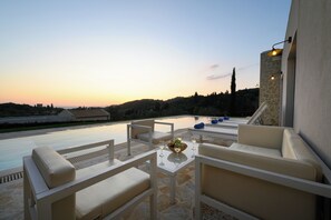 Deluxe Villa, 2 Bedrooms, Private Pool | Terrace/patio - Mega Lithari Villas Corfu (Corfu)