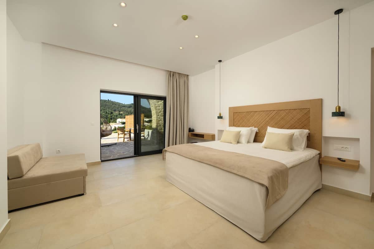 Suite monolocale Elite | 2 camere, biancheria in cotone egiziano