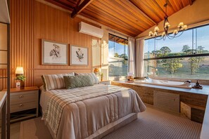 Chalet | Desk, blackout curtains, soundproofing, free WiFi - Fazenda Realeza (Pedra Bela)