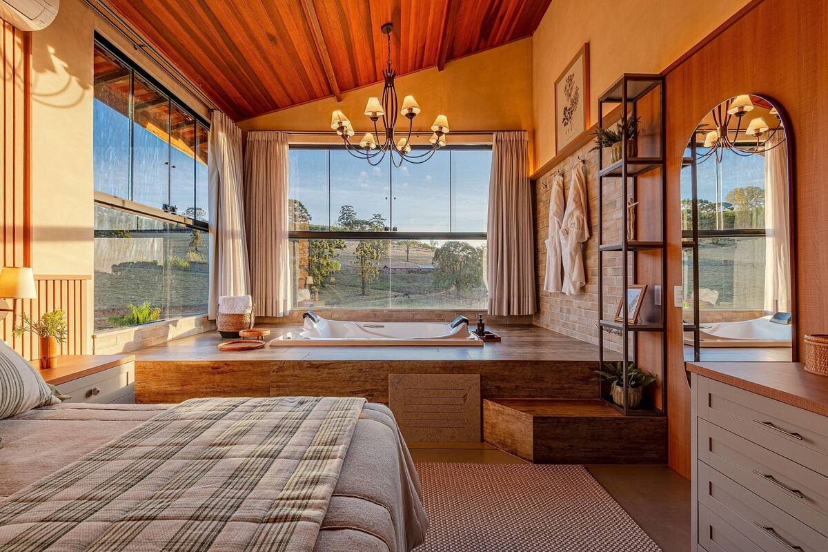 Chalet | 4 chambres, bureau, rideaux dâobscurcissement, systĂšme dâinsonorisation