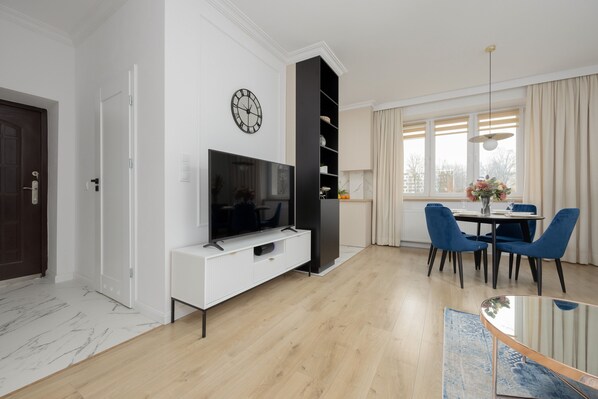 Apartment, 1 Schlafzimmer, Küche | Wohnzimmer