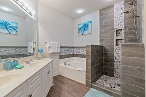 Shower, towels