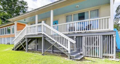 Lakefront Oscar Home w/ Game Room + Boat Dock!