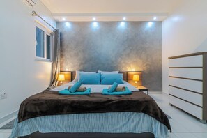 3 soverom, strykejern/-brett, wi-fi og sengetøy